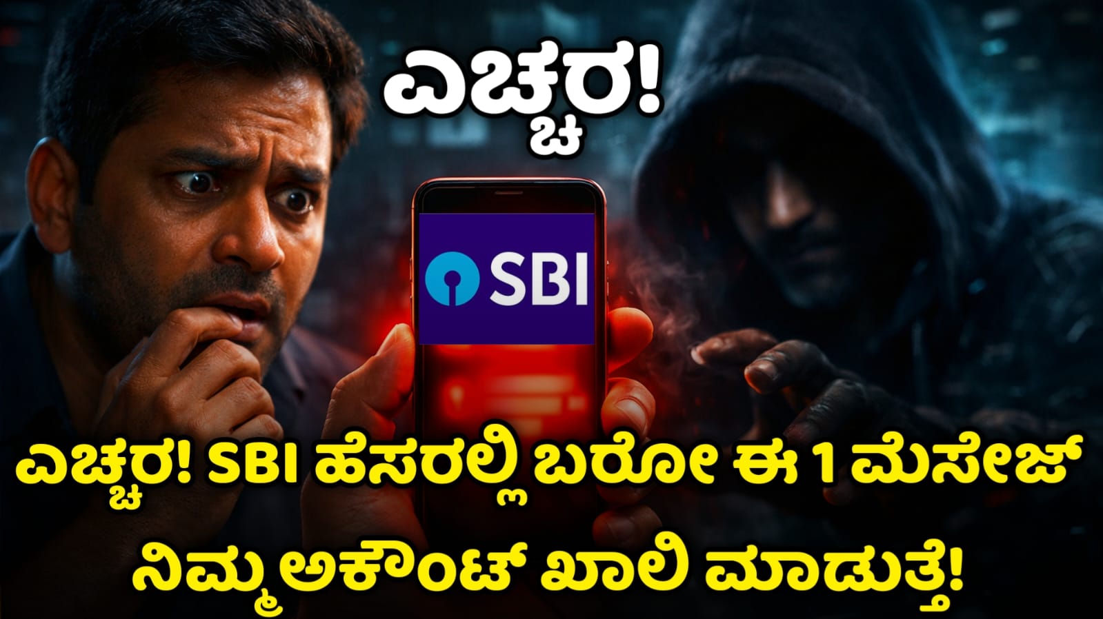 SBI ಬ್ಯಾಂಕ್ ಫ್ರಾಡ್ ಮೆಸೇಜ್ Kannada