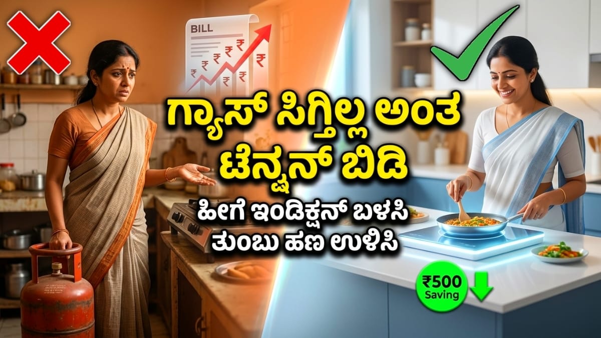 ಗ್ಯಾಸ್ ಸ್ಟವ್ vs ಇಂಡಕ್ಷನ್ ಸ್ಟವ್ Gas stove vs Induction Saving Tips Kannada